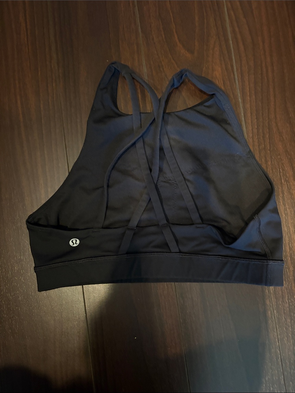 lululemon athletica Black Crisscross Strappy Sports Bra